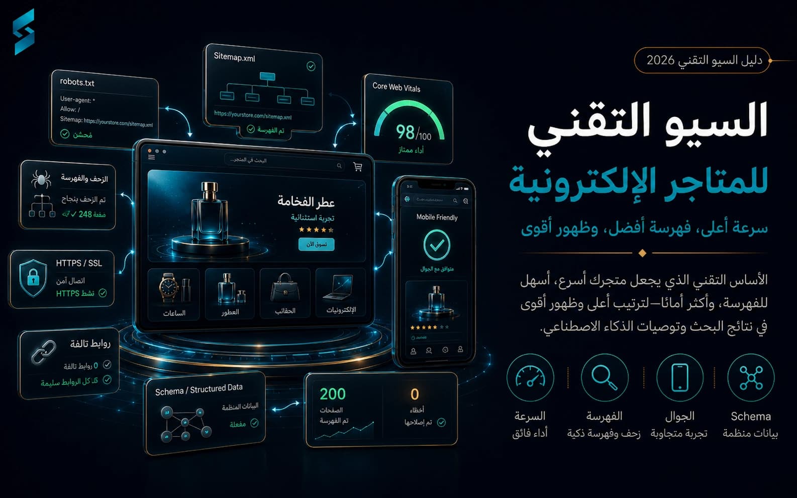 السيو التقني للمتاجر الإلكترونية (Technical SEO) 2026